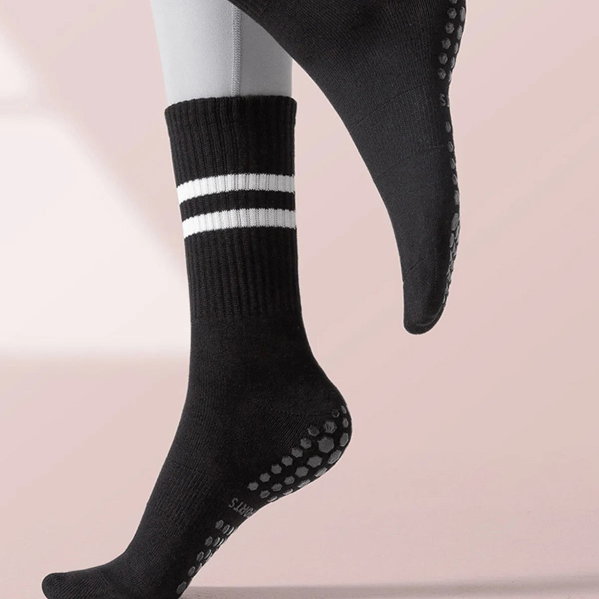 FlexiGrip - Pilates- en Yogasokken voor Dames – Antislip Fitnesssokken
